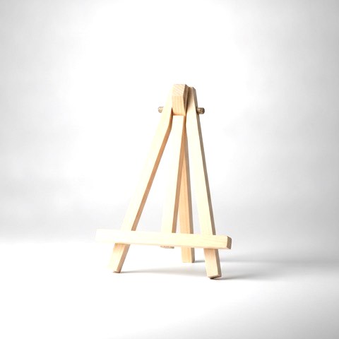Tabletop display easel